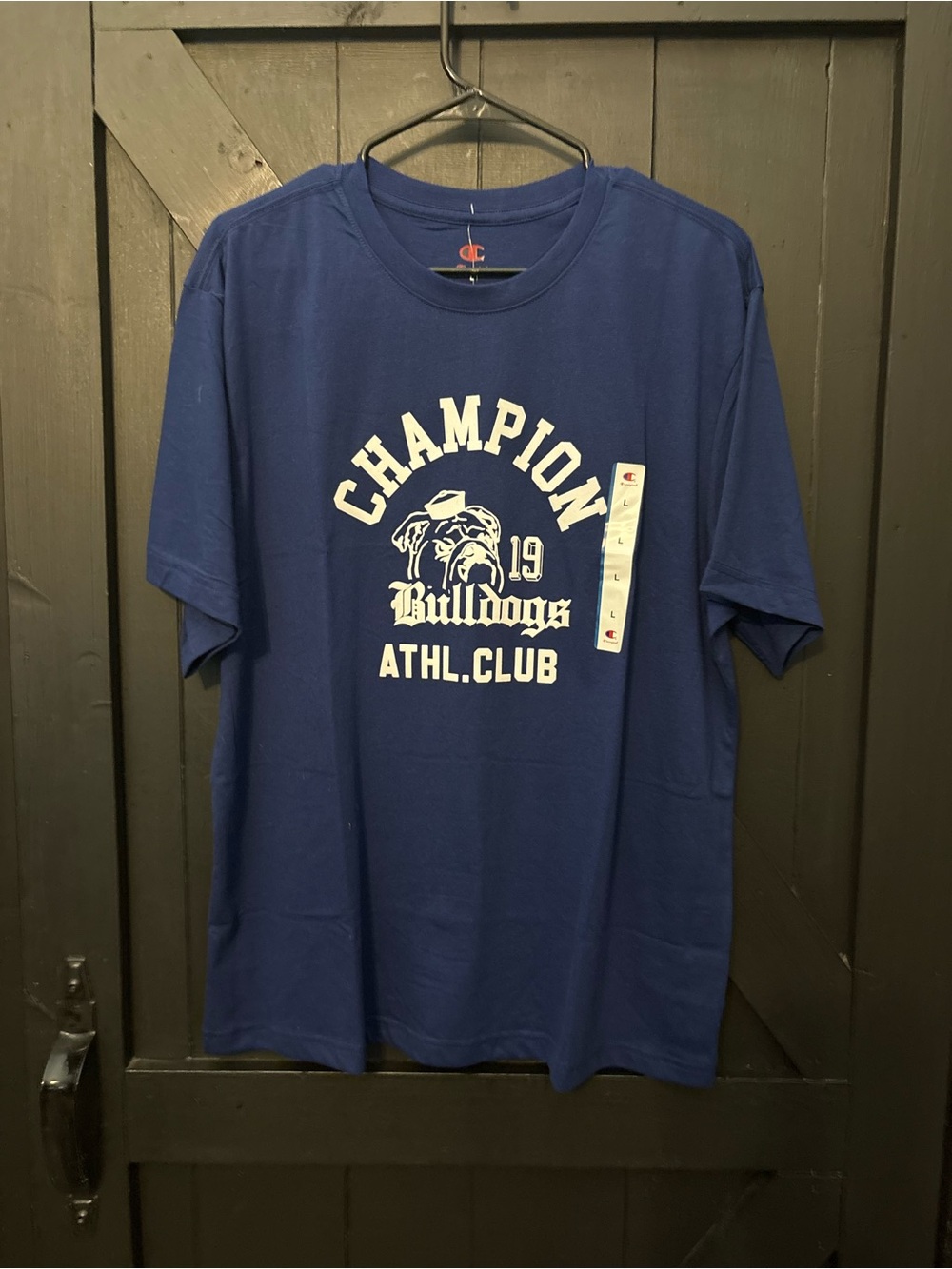 Champion Royal Blue Bulldogs Athletic Club Graphic Tee